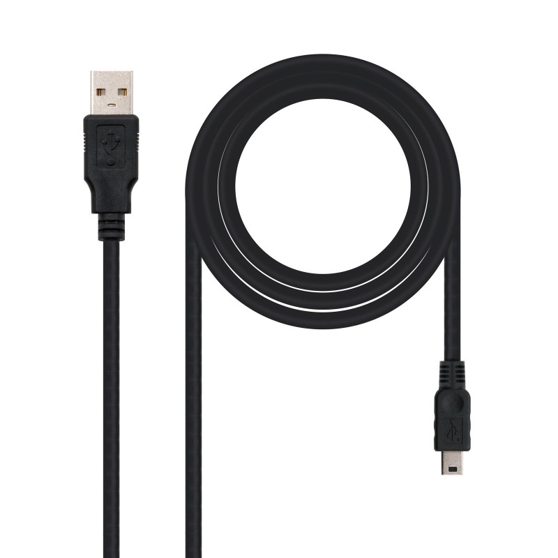 Comprar Nanocable Cable Usb-A 2.0 Macho A Mini-Usb Macho 1m - Ganga Electrónica