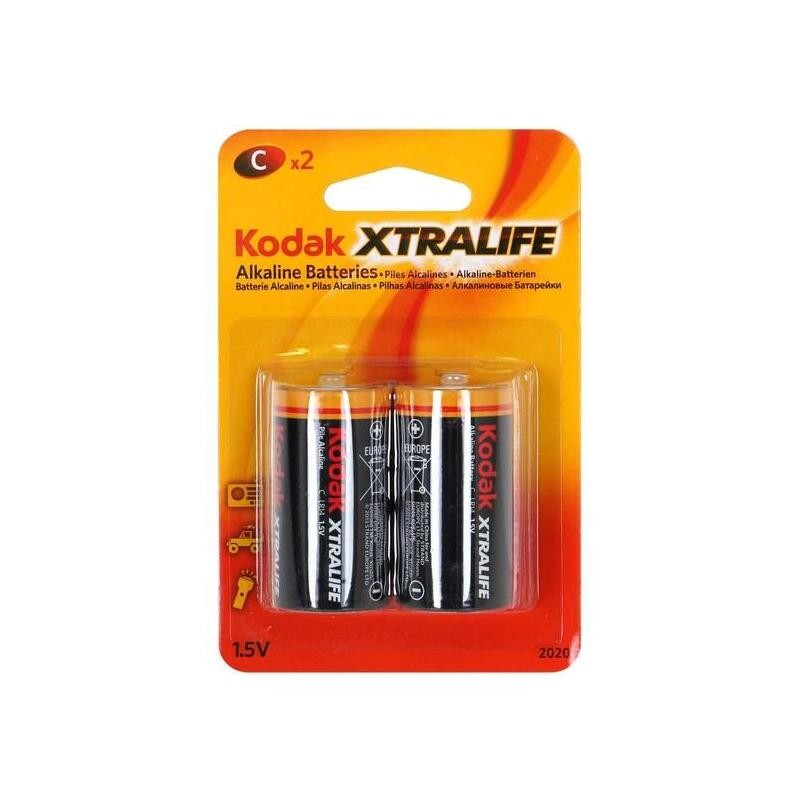 Comprar Kodak Xtralife Pila Alcalina C Lr14 Blister*2 - Ganga Electrónica