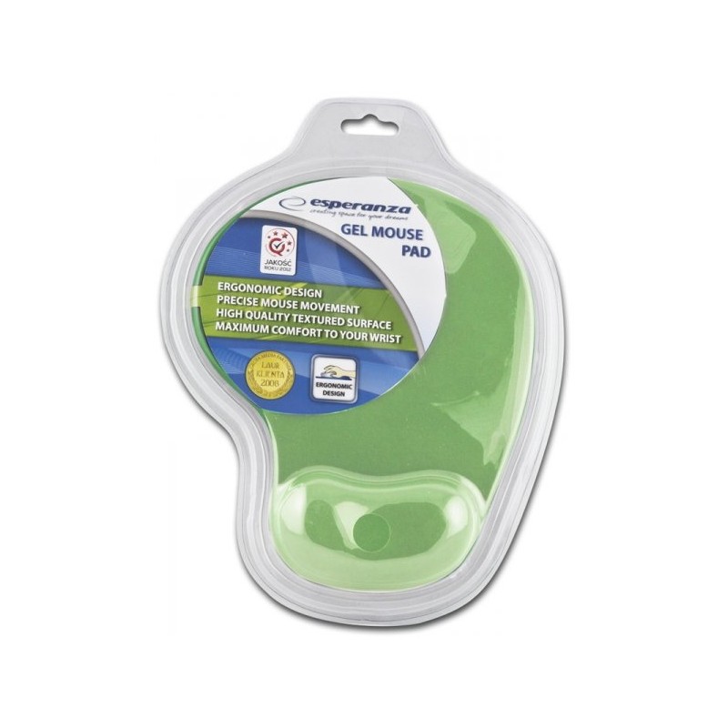 Comprar Esperanza Alfombrilla Con Reposamuñecas Gel Ea137g 230 X 190 X 20 Mm Verde Blister - Ganga Electrónica