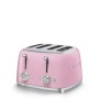 Comprar Smeg TSF03PKEU tostadora 6 4 rebanada(s) 2000 W Rosa - Ganga Electrónica