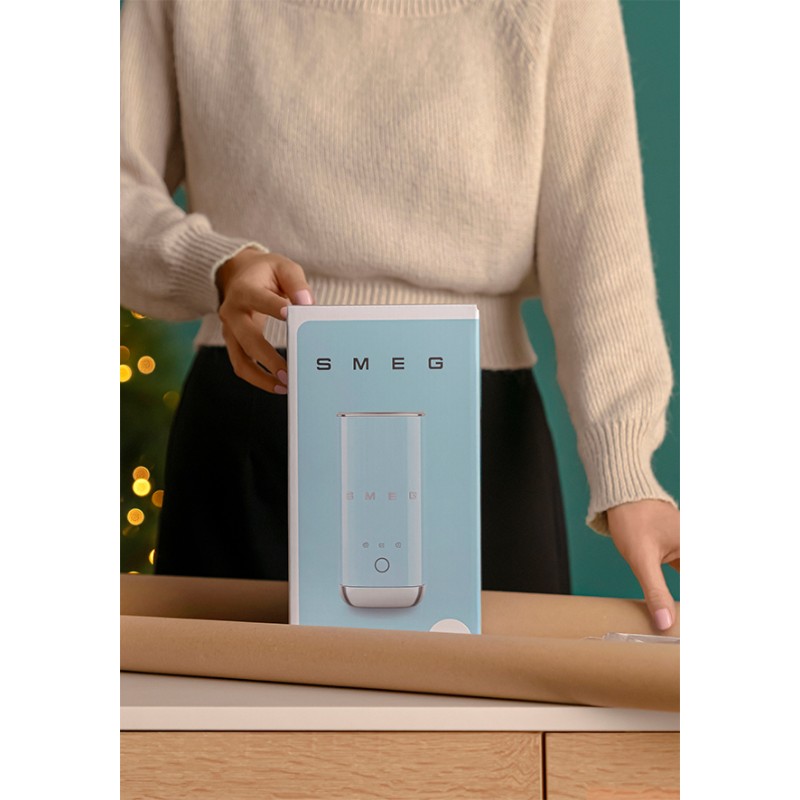 Comprar Smeg MFF02PBEU espumador o calentador de leche Calentador/espumador de leche automático Azul - Ganga Electrónica