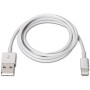Comprar Cable USB 2.0 Lightning Aisens A102-0035/ USB Macho - Lightning Macho/ 1m/ Blanco - Ganga Electrónica