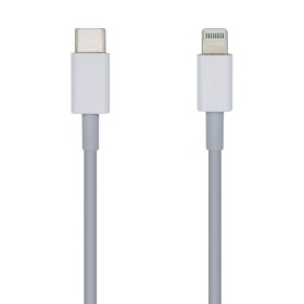 Comprar Cable USB 2.0 Tipo-C Lightning Aisens A102-0442/ Lightning Macho - USB Tipo-C Macho/ 480Mbps/ 1m/ Blanco - Ganga Electró