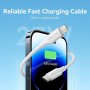 Comprar Cable USB 2.0 Tipo-C Lightning Vention LAJWF/ USB Tipo-C Macho - Lightning Macho/ Hasta 27W/ 480Mbps/ 1m/ Blanco - Ganga