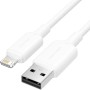 Comprar Cable USB 2.0 Lightning Vention LAMWH/ USB Macho - Lightning Macho/ 480Mbps/ 2m/ Blanco - Ganga Electrónica