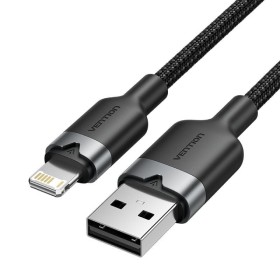Comprar Cable USB Lightning Vention LANBF/ USB Macho - Lightning Macho/ 480Mbps/ 1m/ Negro - Ganga Electrónica