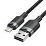 Comprar Cable USB Lightning Vention LANBF/ USB Macho - Lightning Macho/ 480Mbps/ 1m/ Negro - Ganga Electrónica