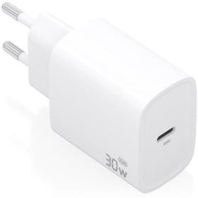 Comprar Cargador de Pared GaN Aisens A110-0950/ 1xUSB Tipo-C/ 30W/ Blanco - Ganga Electrónica