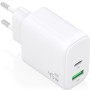 Comprar Cargador de Pared GaN Aisens A110-0971/ 1xUSB Tipo-C/ 1xUSB/ 45W/ Blanco - Ganga Electrónica
