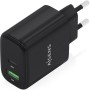 Comprar Cargador de Pared GaN Aisens A110-0972/ 1xUSB Tipo-C/ 1xUSB/ 45W/ Negro - Ganga Electrónica