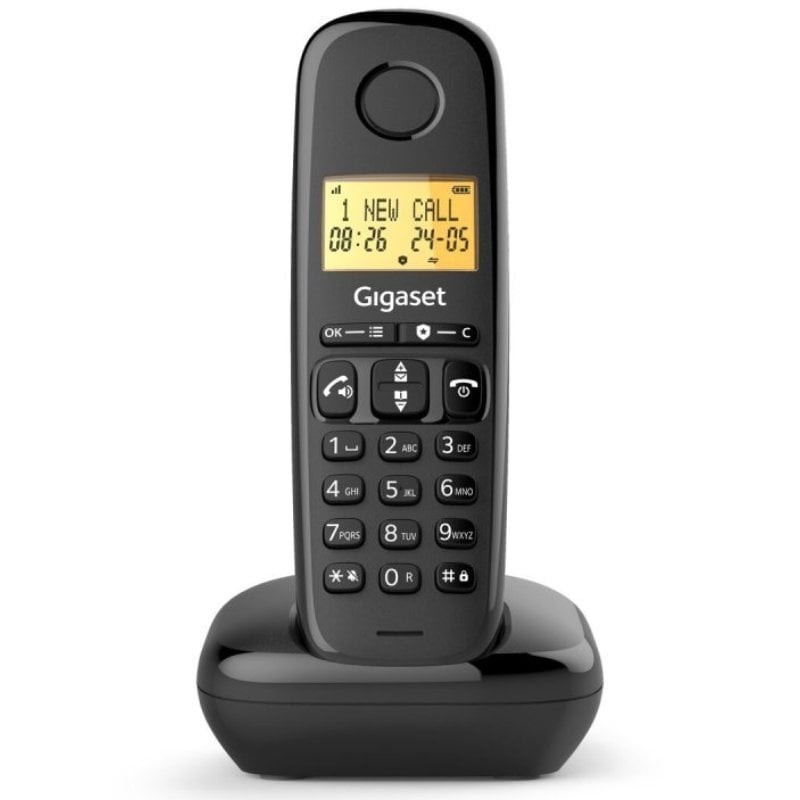 Comprar Teléfono Inalámbrico Gigaset Basic 100/ Negro - Ganga Electrónica
