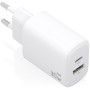 Comprar Cargador de Pared GaN Aisens A110-0977/ 1xUSB Tipo-C/ 1xUSB/ 30W/ Blanco - Ganga Electrónica