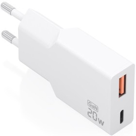 Comprar Cargador de Pared GaN Aisens A110-0998/ 1xUSB Tipo-C/ 1xUSB/ 20W/ Blanco - Ganga Electrónica