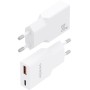 Comprar Cargador de Pared GaN Aisens A110-0998/ 1xUSB Tipo-C/ 1xUSB/ 20W/ Blanco - Ganga Electrónica