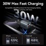 Comprar Cargador de Pared GaN Vention TZ-FEWH0-EU/ 1xUSB Tipo-C/ 1xUSB/ 30W - Ganga Electrónica