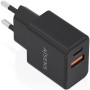 Comprar Cargador de Pared GaN Aisens A110-1026/ 1xUSB Tipo-C/ 1xUSB/ 20W/ Negro - Ganga Electrónica