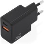 Comprar Cargador de Pared GaN Aisens A110-1026/ 1xUSB Tipo-C/ 1xUSB/ 20W/ Negro - Ganga Electrónica