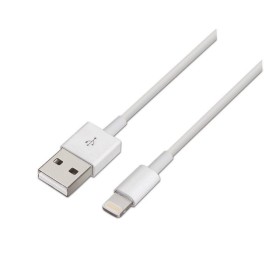 Comprar Cable USB 2.0 Lightning Aisens A102-0036/ USB Macho - Lightning Macho/ 2m/ Blanco - Ganga Electrónica