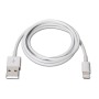 Comprar Cable USB 2.0 Lightning Aisens A102-0036/ USB Macho - Lightning Macho/ 2m/ Blanco - Ganga Electrónica