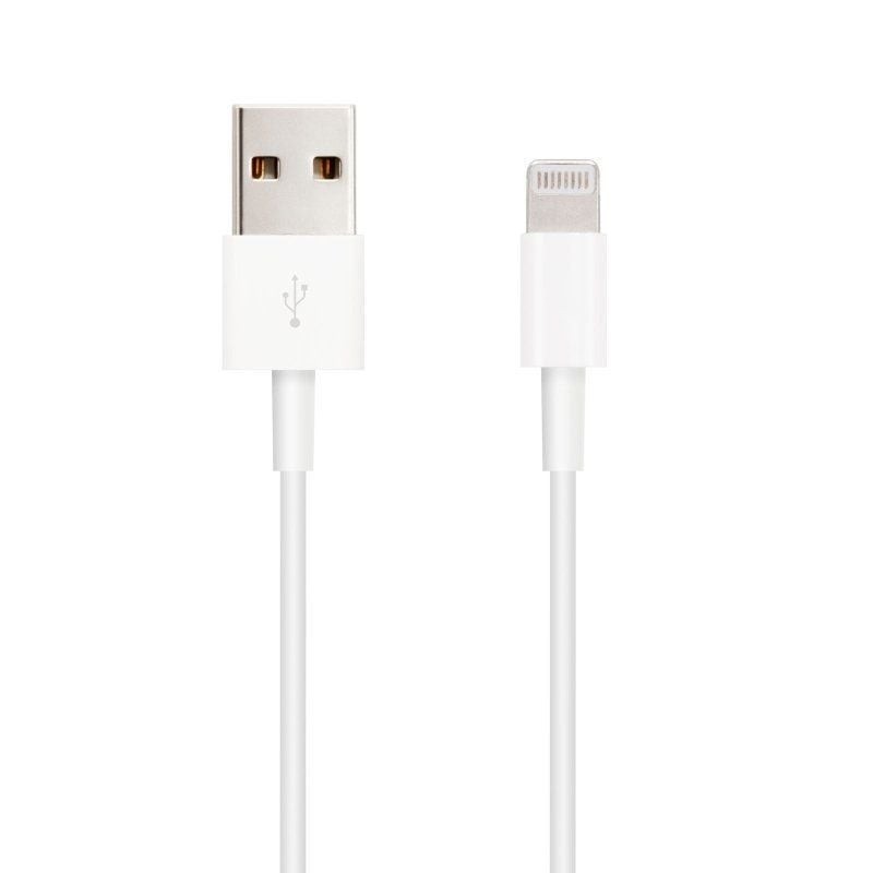 Comprar Cable USB 2.0 Lightning Nanocable 10.110.0401/ USB Macho - Lightning Macho/ 1m/ Blanco - Ganga Electrónica