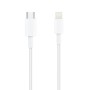 Comprar Cable USB 2.0 Tipo-C Lightning Nanocable 10.10.0602/ USB Tipo-C Macho - Lightning Macho/ 2m/ Blanco - Ganga Electrónica