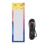 Comprar Regleta con Interruptor Nanocable 10.37.0004-BK/ 4 Tomas de Corriente/ Cable 1.4m/ Negro - Ganga Electrónica