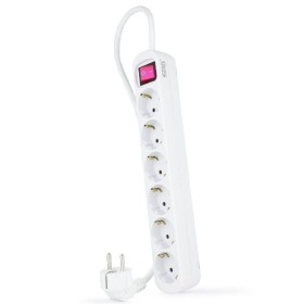 Comprar Regleta con Interruptor Nanocable 10.37.0006/ 6 Tomas de Corriente/ Cable 1.4M/ Blanca - Ganga Electrónica