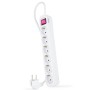 Comprar Regleta con Interruptor Nanocable 10.37.0006/ 6 Tomas de Corriente/ Cable 1.4M/ Blanca - Ganga Electrónica