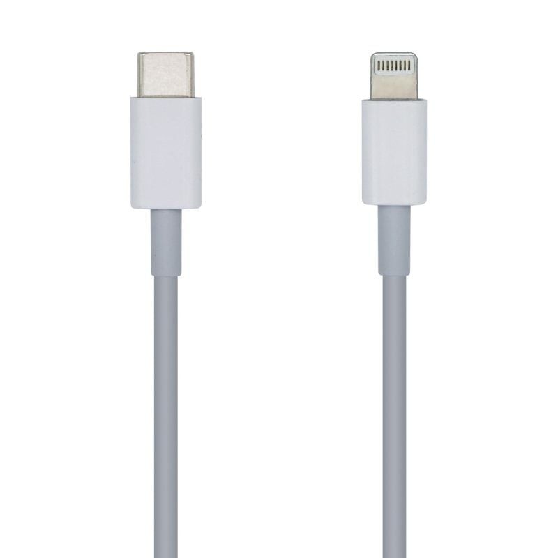Comprar Cable USB 2.0 Tipo-C Lightning Aisens A102-0441/ Lightning Macho - USB Tipo-C Macho/ 480Mbps/ 20cm/ Blanco - Ganga Elect