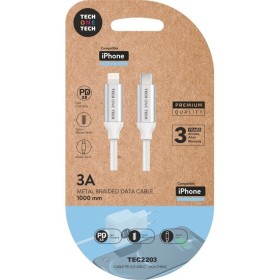 Comprar Cable USB Tipo-C Lightning Tech One Tech TEC2203/ Lightning Macho - USB Tipo-C Macho/ Hasta 20W/ 480Mbps/ 1m/ Blanco - G