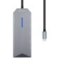 Comprar Docking USB Tipo-C Aisens ASUC-9P001-GR/ 1xHDMI 4K/ 3xUSB/ 1xRJ45/ 1xAudio/ 1xLector Tarjetas / 1xUSB Tipo-C PD/ Gris - 