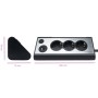 Comprar Regleta con Interruptor Nanocable 10.37.0013-BK/ 3 Tomas de Corriente/ 1 USB/ 1 USB Tipo C/ Cable 1.5m/ Negro - Ganga El