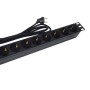 Comprar Regleta con Interruptor Phasak BNS 1518/ 8 Tomas de Corriente/ Cable 1.5m/ Negro - Ganga Electrónica