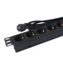 Comprar Regleta con Interruptor Phasak BNS 1518/ 8 Tomas de Corriente/ Cable 1.5m/ Negro - Ganga Electrónica