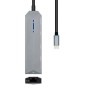 Comprar Docking USB Tipo-C Aisens ASUC-5P003-GR/ 1xHDMI 4K/ 2xUSB/ 1xRJ45/ 1xUSB Tipo-C PD/ Gris - Ganga Electrónica