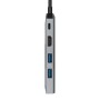 Comprar Docking USB Tipo-C Aisens ASUC-5P003-GR/ 1xHDMI 4K/ 2xUSB/ 1xRJ45/ 1xUSB Tipo-C PD/ Gris - Ganga Electrónica