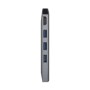 Comprar Docking USB Tipo-C Aisens ASUC-8P004-GR/ 1xHDMI 4K/ 3xUSB/ 1xRJ45/ 1xLector Tarjetas / 1xUSB Tipo-C PD/ Gris - Ganga Ele
