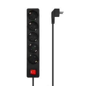 Comprar Regleta con Interruptor Aisens A154-0652/ 5 Tomas de Corriente/ Cable 1.4M/ Negro - Ganga Electrónica