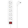 Comprar Regleta con Interruptor Aisens A154-0651/ 5 Tomas de Corriente/ Cable 1.4M/ Blanco - Ganga Electrónica