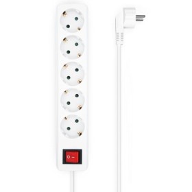 Comprar Regleta con Interruptor Aisens A154-0651/ 5 Tomas de Corriente/ Cable 1.4M/ Blanco - Ganga Electrónica