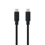 Comprar Cable USB 3.1 Tipo-C Nanocable 10.01.4101-L150/ USB Tipo-C Macho - USB Tipo-C Macho/ Hasta 100W/ 10Gbps/ 1.5m/ Negro - G