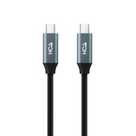 Comprar Cable USB 3.2 Tipo-C Nanocable 10.01.4301 5A 100W/ USB Tipo-C Macho - USB Tipo-C Macho/ Hasta 100W/ 20Gbps/ 1m/ Gris y N