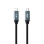Comprar Cable USB 3.2 Tipo-C Nanocable 10.01.4301 5A 100W/ USB Tipo-C Macho - USB Tipo-C Macho/ Hasta 100W/ 20Gbps/ 1m/ Gris y N