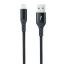 Comprar Cable USB 2.0 Lightning Nanocable 10.10.0401-COBK/ USB Macho - Lightning Macho/ 1m/ Negro - Ganga Electrónica