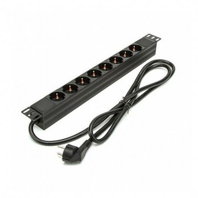 Comprar Regleta Phasak BNS 3518/ 8 Tomas de Corriente/ Cable 1.5m/ Negro - Ganga Electrónica