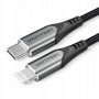 Comprar Cable USB 2.0 Tipo-C Lightning Vention TACHF/ USB Tipo-C Macho - Lightning Macho/ 480Mbps/ 1m/ Gris - Ganga Electrónica