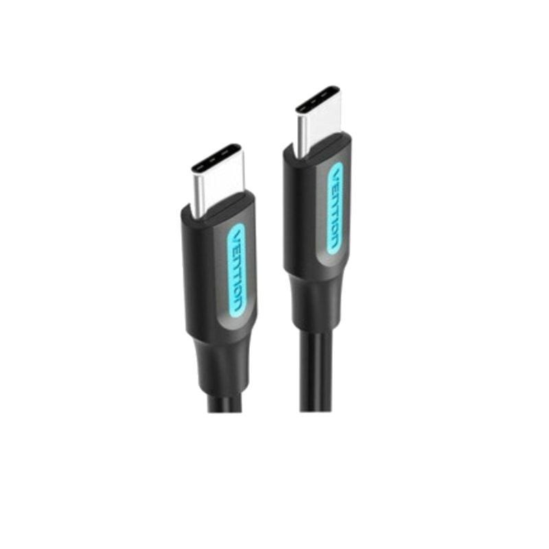Comprar Cable USB 2.0 Tipo-C Vention COSBF/ USB Tipo-C Macho - USB Tipo-C Macho/ Hasta 60W/ 480Mbps/ 1m/ Negro - Ganga Electróni