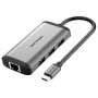 Comprar Docking USB Tipo-C Vention CNCHB/ 1xHDMI 4K/ 3xUSB/ 1xUSB Tipo-C PD/ 1xRJ45/ Gris - Ganga Electrónica