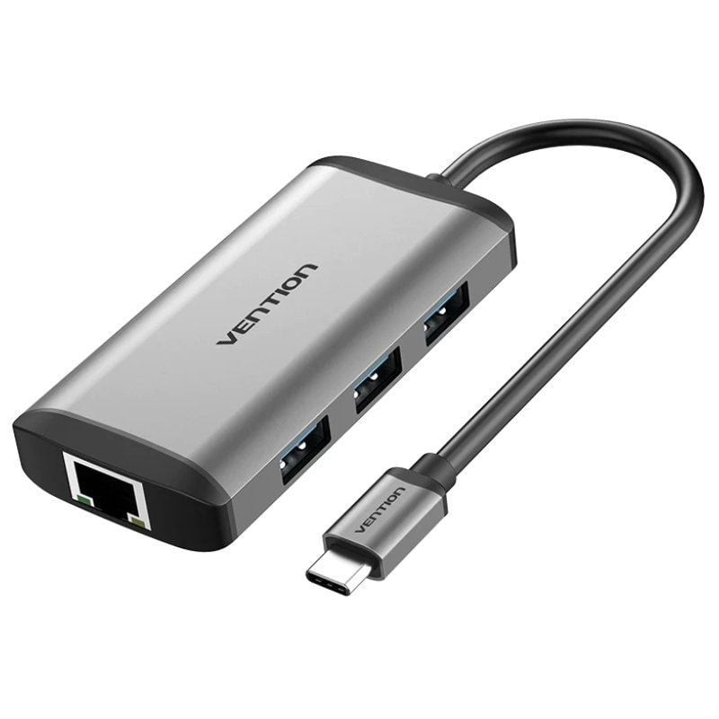 Comprar Docking USB Tipo-C Vention CNCHB/ 1xHDMI 4K/ 3xUSB/ 1xUSB Tipo-C PD/ 1xRJ45/ Gris - Ganga Electrónica