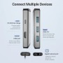 Comprar Docking USB Tipo-C Vention CNCHB/ 1xHDMI 4K/ 3xUSB/ 1xUSB Tipo-C PD/ 1xRJ45/ Gris - Ganga Electrónica